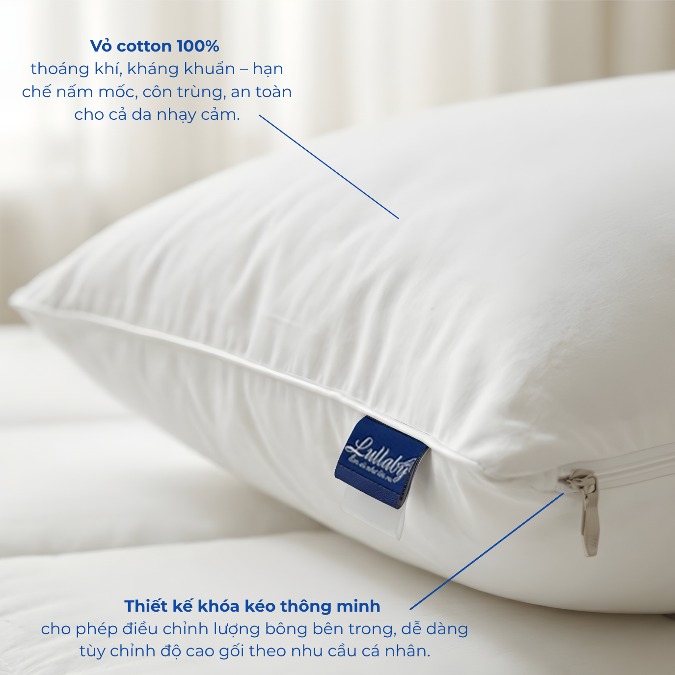 Gối Premium Microfiber Lullaby Bedding | Gối Premium Lullaby Bedding | Gối Lullaby Bedding