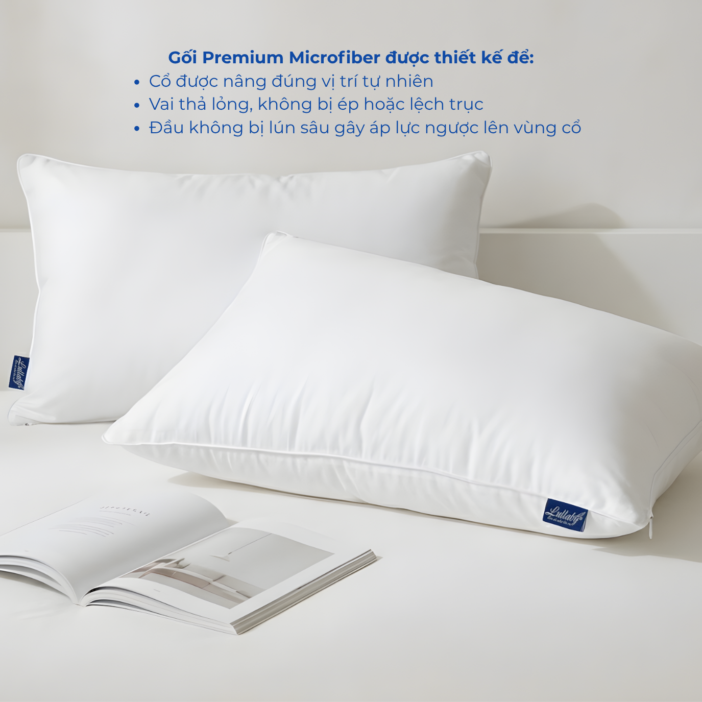 Gối Premium Microfiber Lullaby Bedding | Gối Premium Lullaby Bedding | Gối Lullaby Bedding