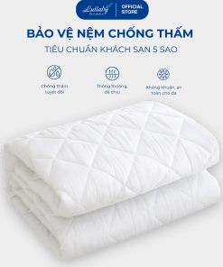 Bảo vệ nệm chống thấm | Tấm trải chống thấm | tấm trải bảo vệ nệm | Lullaby Bedding