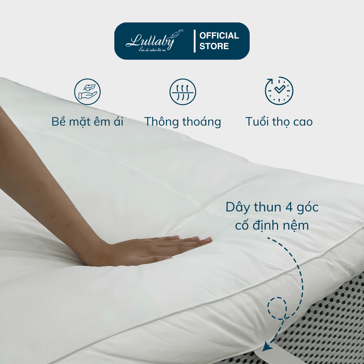 Topper microfiber cao cấp - Lullaby Bedding