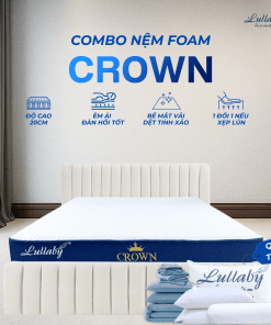 Lullaby Bedding | Nệm foam Crown | Nệm foam | Nệm cao cấp | Nệm Khánh Hoà | Nệm Hồ Chí Minh | Nệm chất lượng HCM