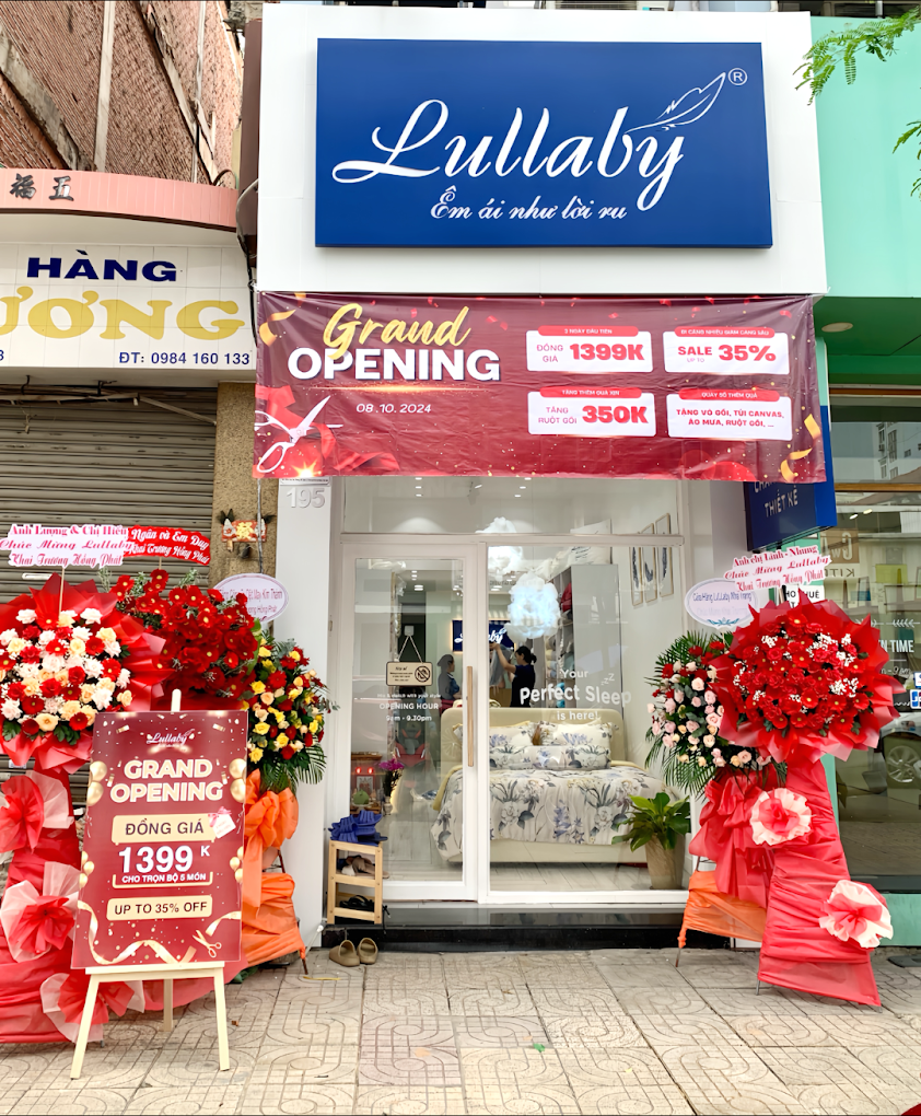 cửa hàng chăn ga gối Lullaby Hồ Chí Minh