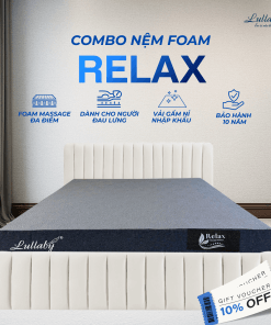 Lullaby Bedding | Nệm foam Relax | | Nệm Massage | Nệm foam | Nệm cao cấp | Nệm Khánh Hoà | Nệm Hồ Chí Minh | Nệm chất lượng HCM