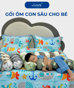 Gối ôm con sâu cho bé - Lullaby Bedding