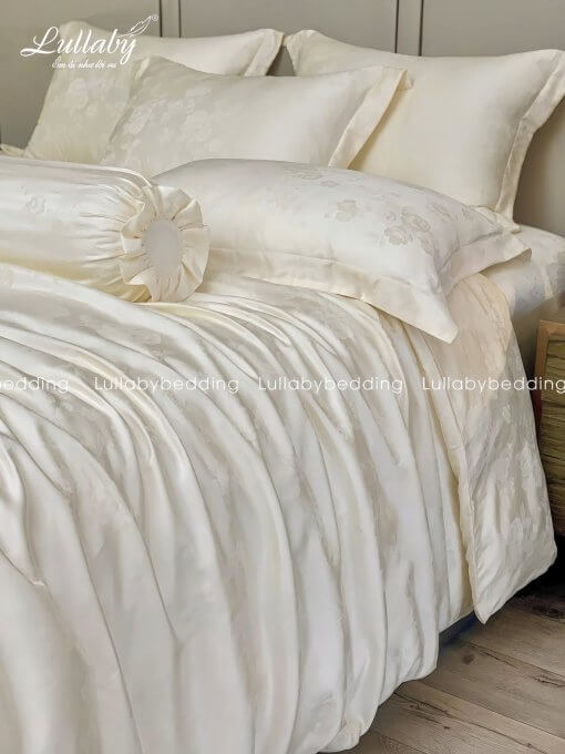 Chăn ga gối Tencel dệt kim - Golden Vows| Lullaby Bedding