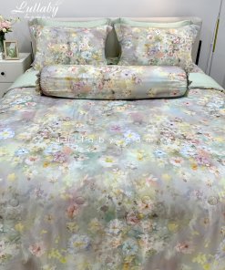 Chăn ga gối Tencel 60S Hoa vẽ | Lullaby Bedding