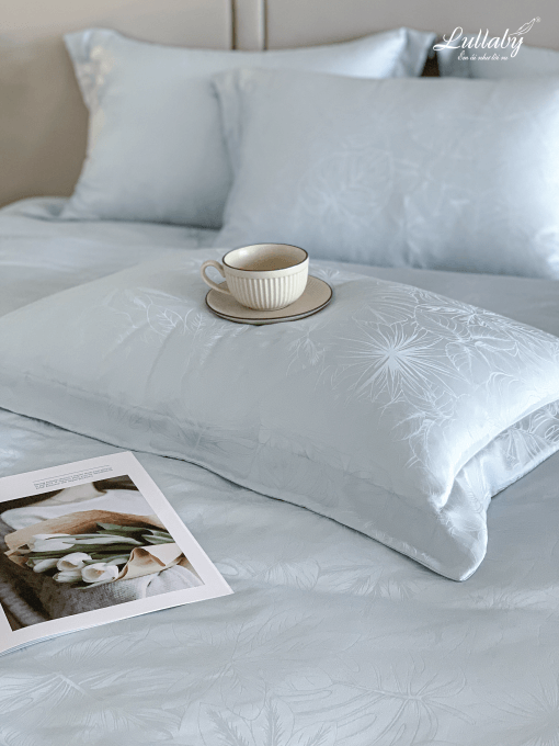 Chăn ga gối Tencel dệt kim - Mint Breeze | Lullaby Bedding
