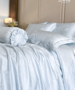 Chăn ga gối Tencel dệt kim - Mint Breeze | Lullaby Bedding