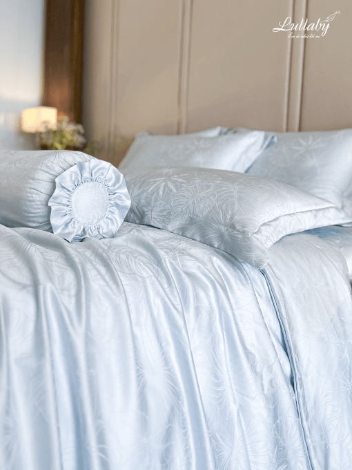 Chăn ga gối Tencel dệt kim - Mint Breeze | Lullaby Bedding