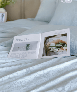 Chăn ga gối Tencel dệt kim - Mint Breeze | Lullaby Bedding