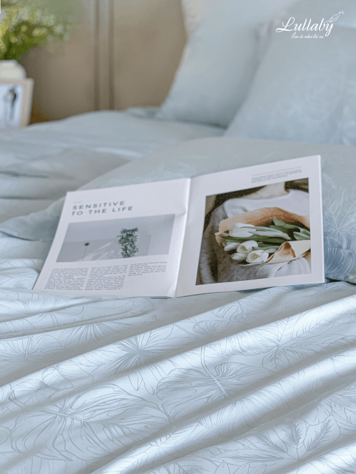 Chăn ga gối Tencel dệt kim - Mint Breeze | Lullaby Bedding