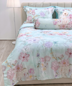Chăn ga gối Tencel 60S Hoa Ban | Lullaby Bedding