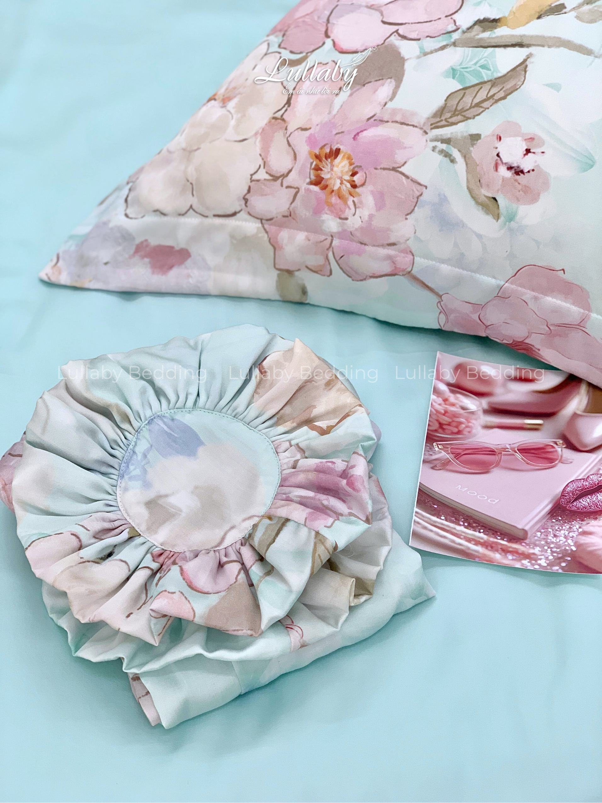 Chăn ga gối Tencel 60S Hoa Ban | Lullaby Bedding