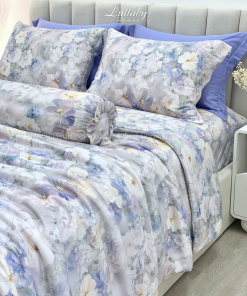 Chăn ga gối Tencel 40S Hoa Sương Mai | Lullaby Bedding