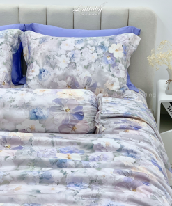 Chăn ga gối Tencel 40S Hoa Sương Mai | Lullaby Bedding