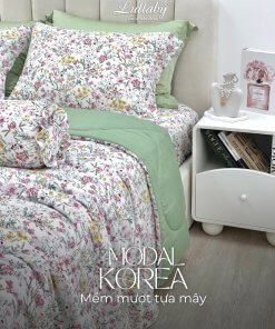 Bộ chăn ga gối Modal Hàn Quốc Lullaby Bedding