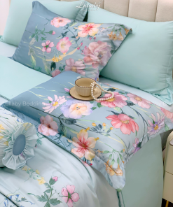 Chăn ga gối Tencel 60S Hoa trong gió | Lullaby Bedding | Chăn ga gối đệm Lullaby | Chăn ga gối Tencel | Chăn ga gối cao cấp