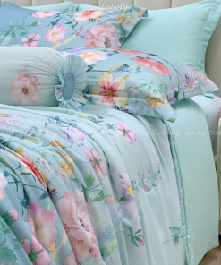 Chăn ga gối Tencel 60S Hoa trong gió | Lullaby Bedding | Chăn ga gối đệm Lullaby | Chăn ga gối Tencel | Chăn ga gối cao cấp
