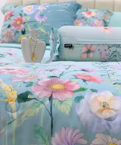 Chăn ga gối Tencel 60S Hoa trong gió | Lullaby Bedding | Chăn ga gối đệm Lullaby | Chăn ga gối Tencel | Chăn ga gối cao cấp