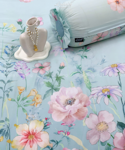 Chăn ga gối Tencel 60S Hoa trong gió | Lullaby Bedding | Chăn ga gối đệm Lullaby | Chăn ga gối Tencel | Chăn ga gối cao cấp