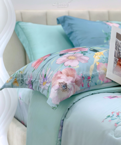 Chăn ga gối Tencel 60S Hoa trong gió | Lullaby Bedding | Chăn ga gối đệm Lullaby | Chăn ga gối Tencel | Chăn ga gối cao cấp