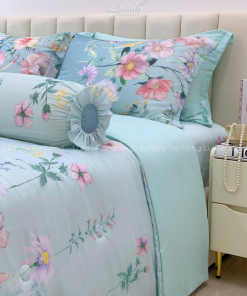 Chăn ga gối Tencel 60S Hoa trong gió | Lullaby Bedding | Chăn ga gối đệm Lullaby | Chăn ga gối Tencel | Chăn ga gối cao cấp