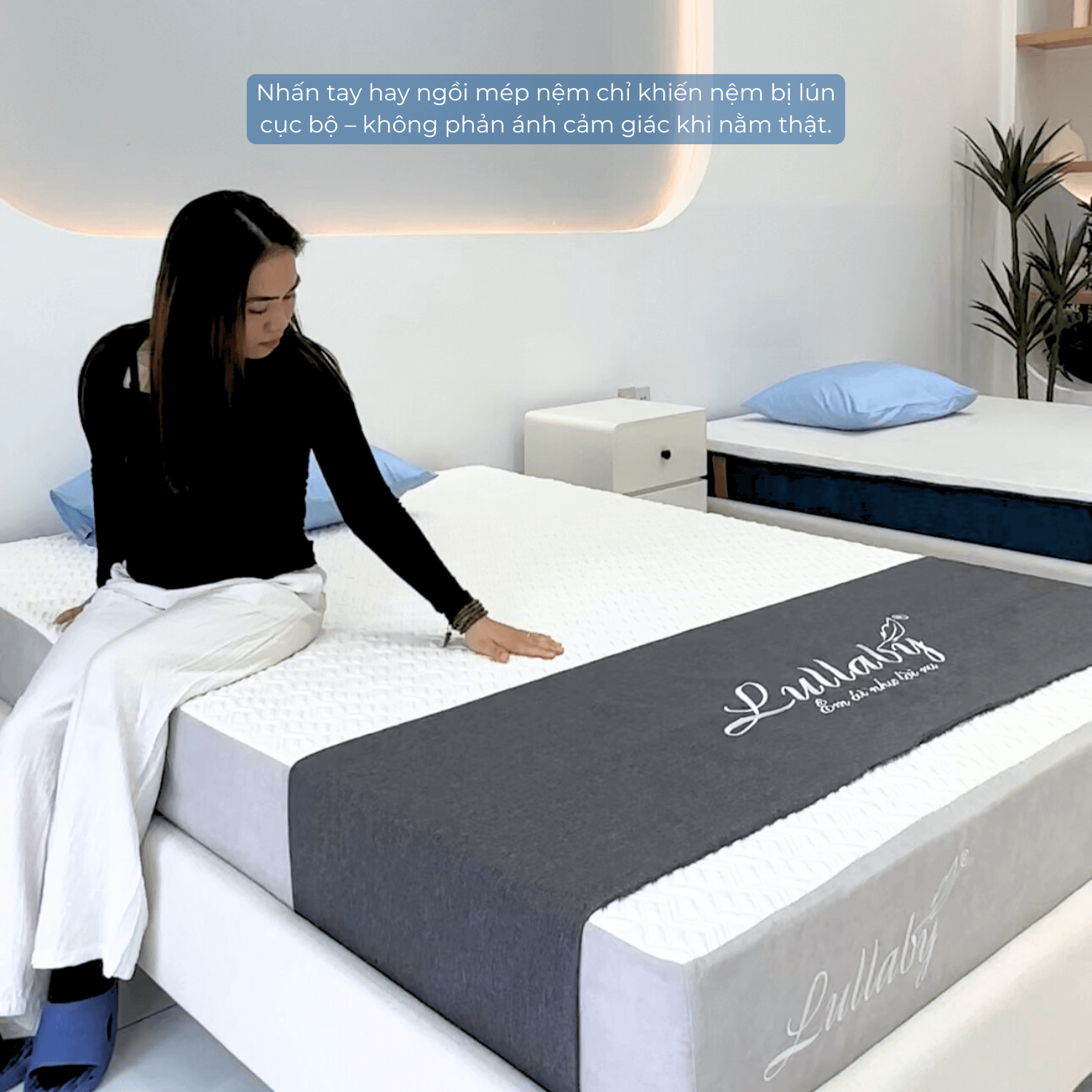 Hướng dẫn cách thử nệm đúng cách tại cửa cửa hàng | Lullaby Bedding
