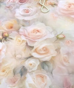 Chăn ga gối Tencel 60S Hoa hồng voan | Lullaby Bedding | Chăn ga gối đệm Lullaby | Chăn ga gối Tencel | Chăn ga gối cao cấp