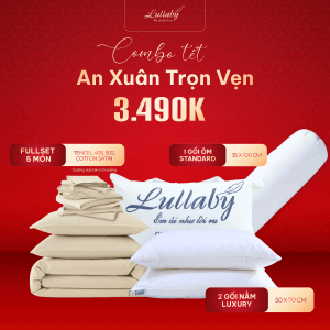 Combo chăn ga đón Tết | Lullaby Bedding 