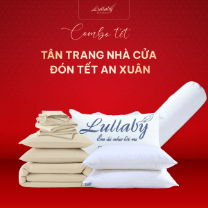 Combo chăn ga đón Tết | Lullaby Bedding