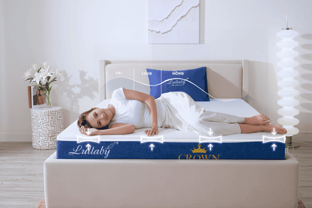 Lullaby Bedding | Nệm foam Crown | Nệm êm ái | Nệm mềm | Nệm foam | Nệm cao cấp | Nệm Khánh Hoà | Nệm Hồ Chí Minh | Nệm chất lượng HCM