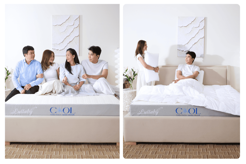 Lullaby Bedding | Nệm foam Cool | nệm mát lạnh | Nệm foam | Nệm cao cấp | Nệm Khánh Hoà | Nệm Hồ Chí Minh | Nệm chất lượng HCM