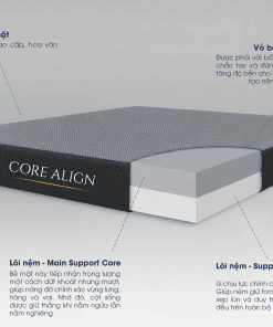 Lullaby Bedding | Nệm foam Core Align | nệm đau lưng | Nệm foam | Nệm cao cấp | Nệm Khánh Hoà | Nệm Hồ Chí Minh | Nệm chất lượng HCM