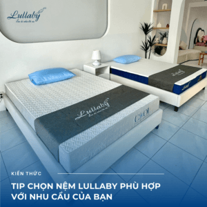 TIP CHỌN NỆM LULLABY PHÙ HỢP VỚI NHU CẦU CỦA BẠN
