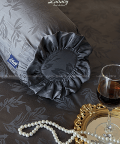 Chăn ga gối Tencel dệt kim xám | Chăn ga cưới | Lullaby Beding
