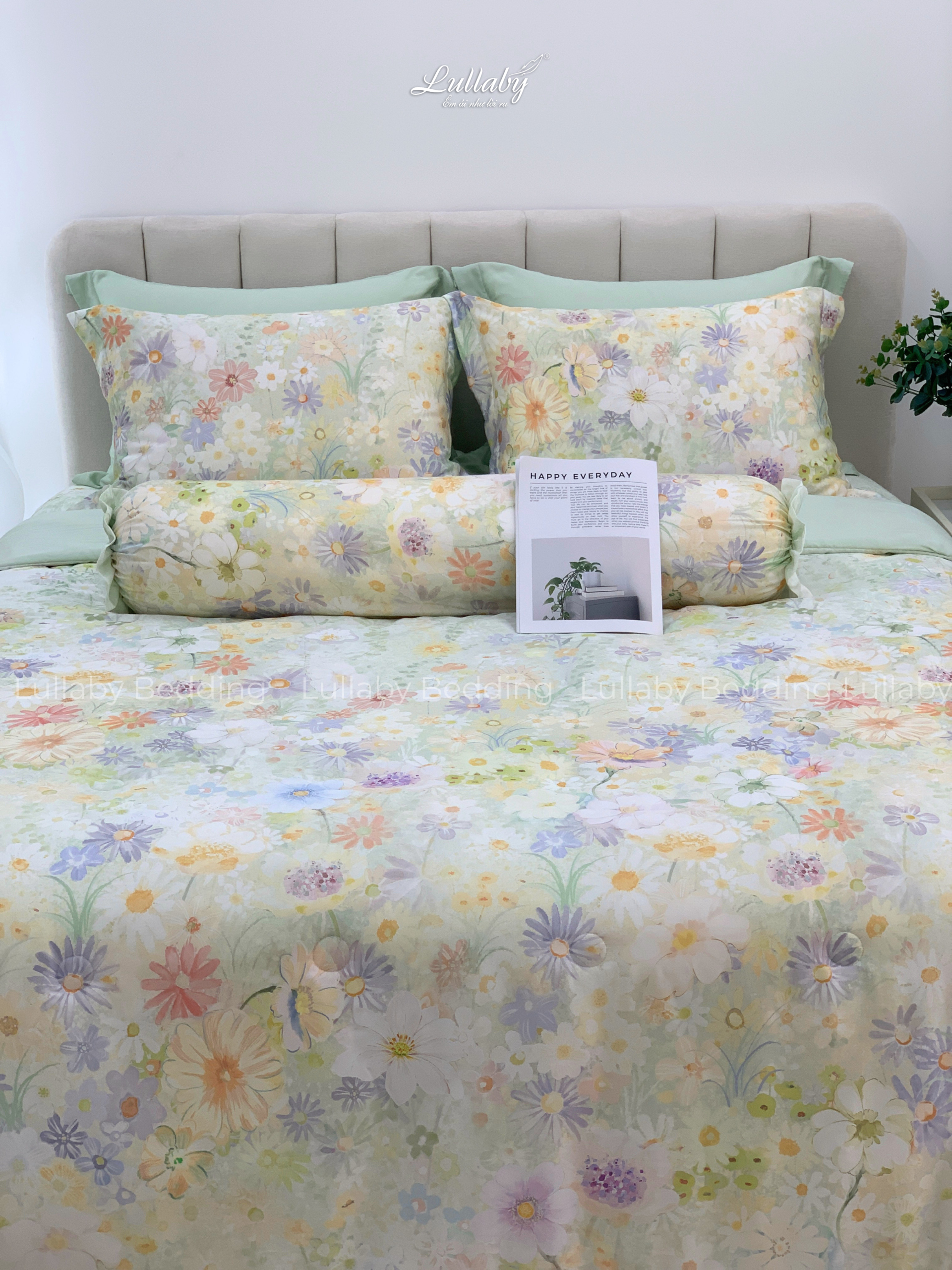 Bộ chăn ga gối Tencel 60S Daisy | Lullaby Bedding | Chăn ga gối Tencel | Tencel 60S Bộ chăn ga gối Tencel 60S Daisy | Lullaby Bedding | Chăn ga gối Tencel | Tencel 60S