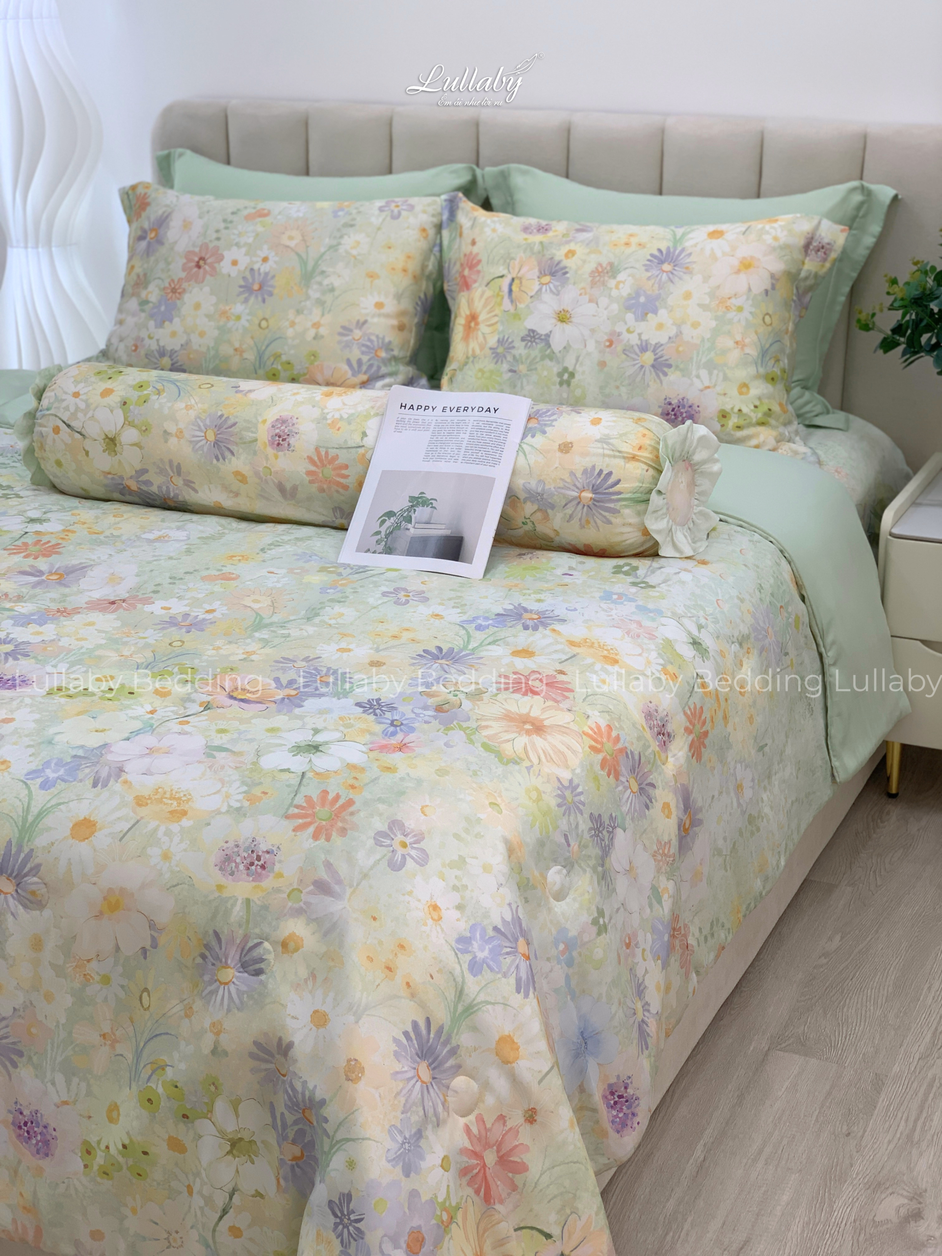 Bộ chăn ga gối Tencel 60S Daisy | Lullaby Bedding | Chăn ga gối Tencel | Tencel 60S Bộ chăn ga gối Tencel 60S Daisy | Lullaby Bedding | Chăn ga gối Tencel | Tencel 60S