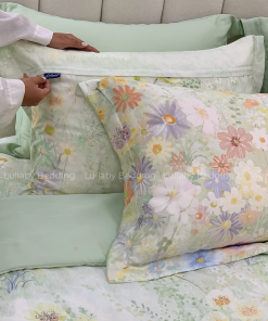 Bộ chăn ga gối Tencel 60S Daisy | Lullaby Bedding | Chăn ga gối Tencel | Tencel 60S