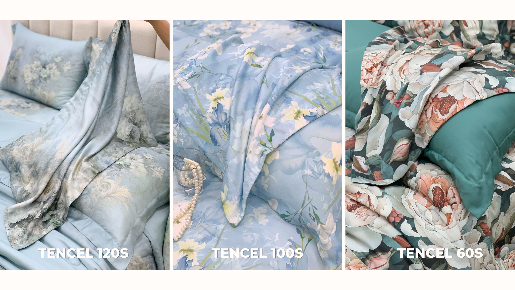 Tencel 40s, 60s, 100s và 120s khác nhau như thế nào? LULLABY BEDDING